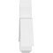 Ekena Millwork Bellingham Architectural Grade PVC Gable Bracket, 36"W x 15"H x 4"D x 6"F, 10/12 Pitch GBP036X15X0406BEL00 - alternate 2